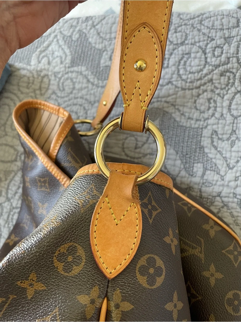 Authentic Louis Vuitton Monogram Delightful MM Bag - Picture 9 of 16
